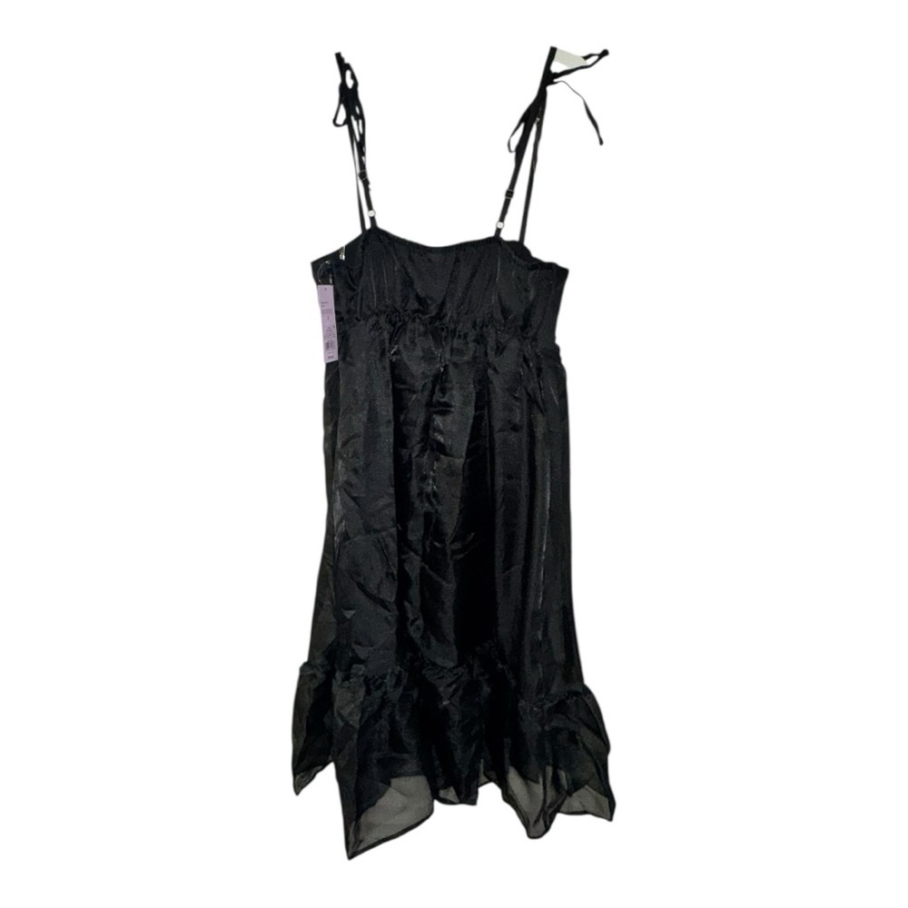 Wild Fable Black Mini Tie-Strap Dress - Picture 3 of 7